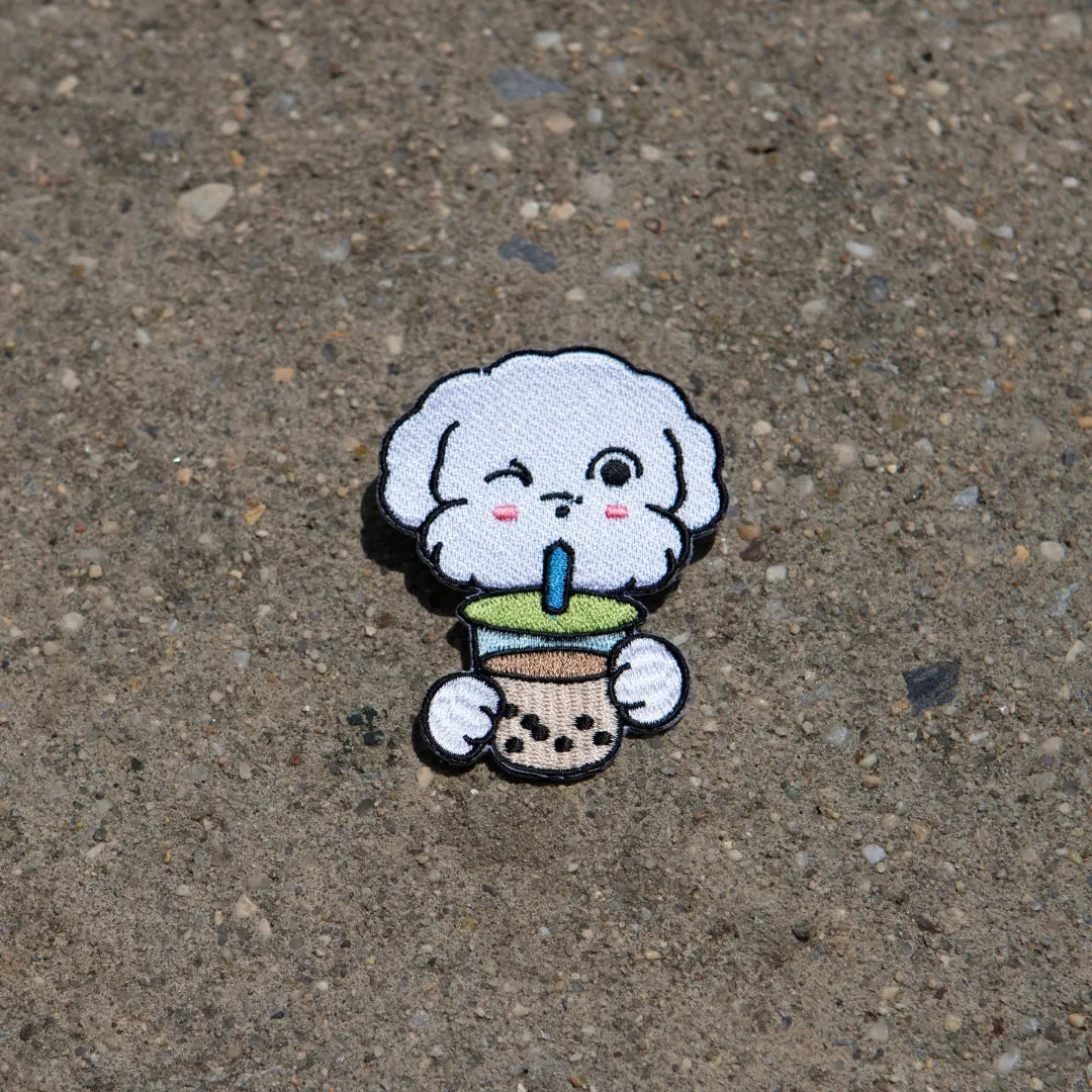 Boba Cup Pup Patch